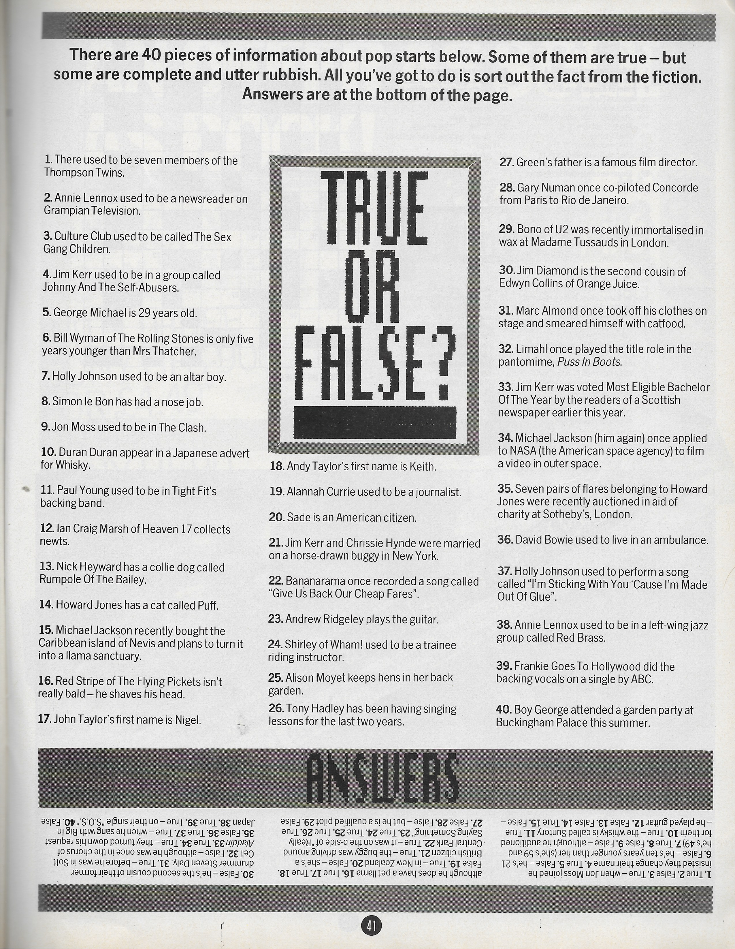 Smash hits, United Kingdom